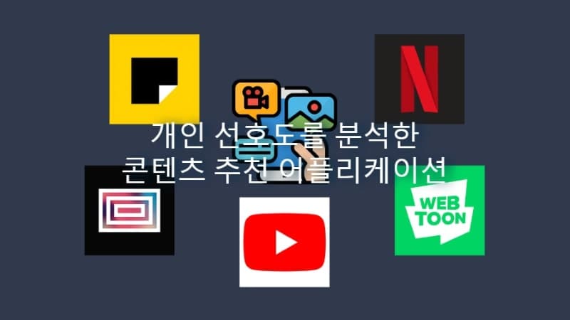 개인의 선호도를 분석한 콘텐츠 추천 어플리케이션