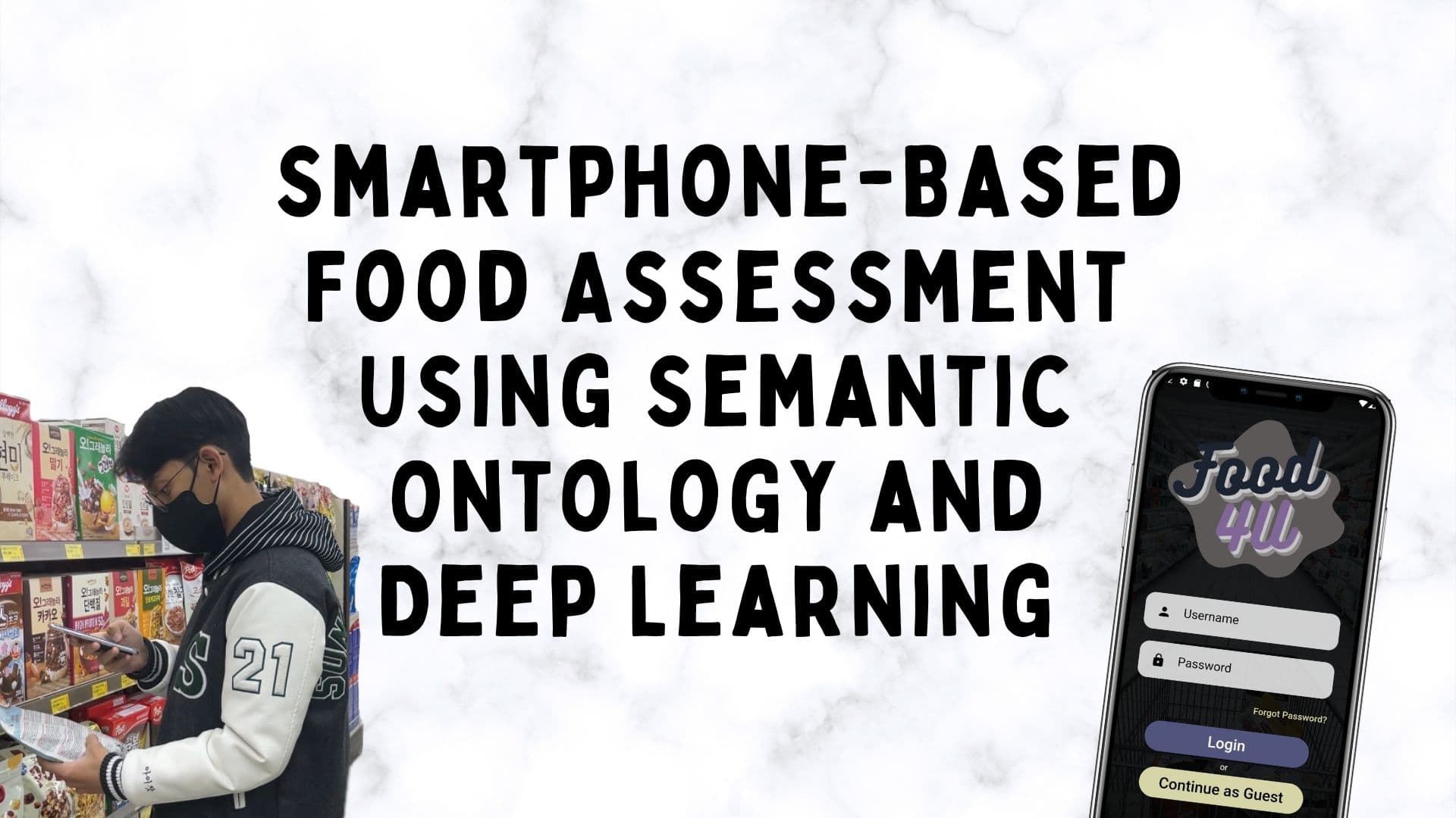 Smartphone-based Dietary Assessment using Semantic Ontology and Deep Learning