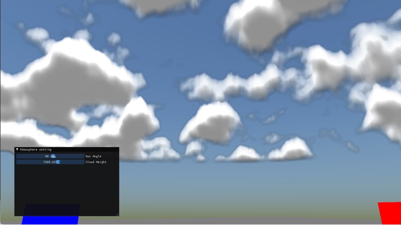 실시간 물리 기반 대기/구름 렌더링