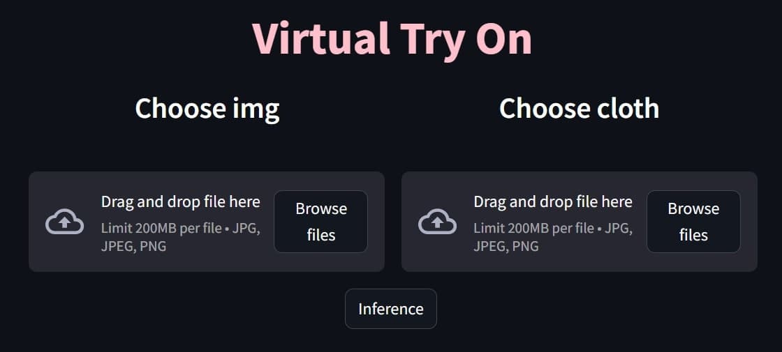 가상 피팅 서비스