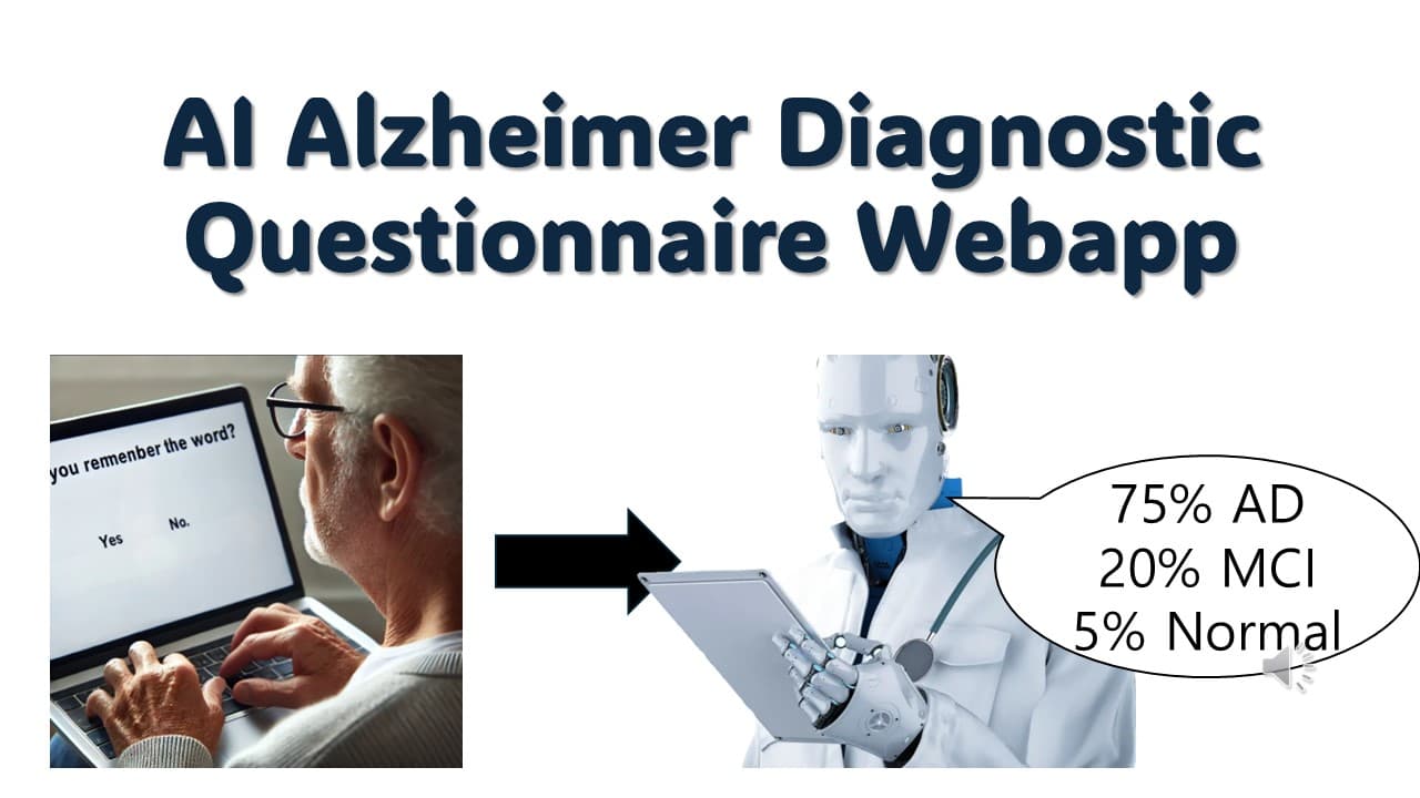 AI Alzheimer Diagnostic Questionnaire Webapp