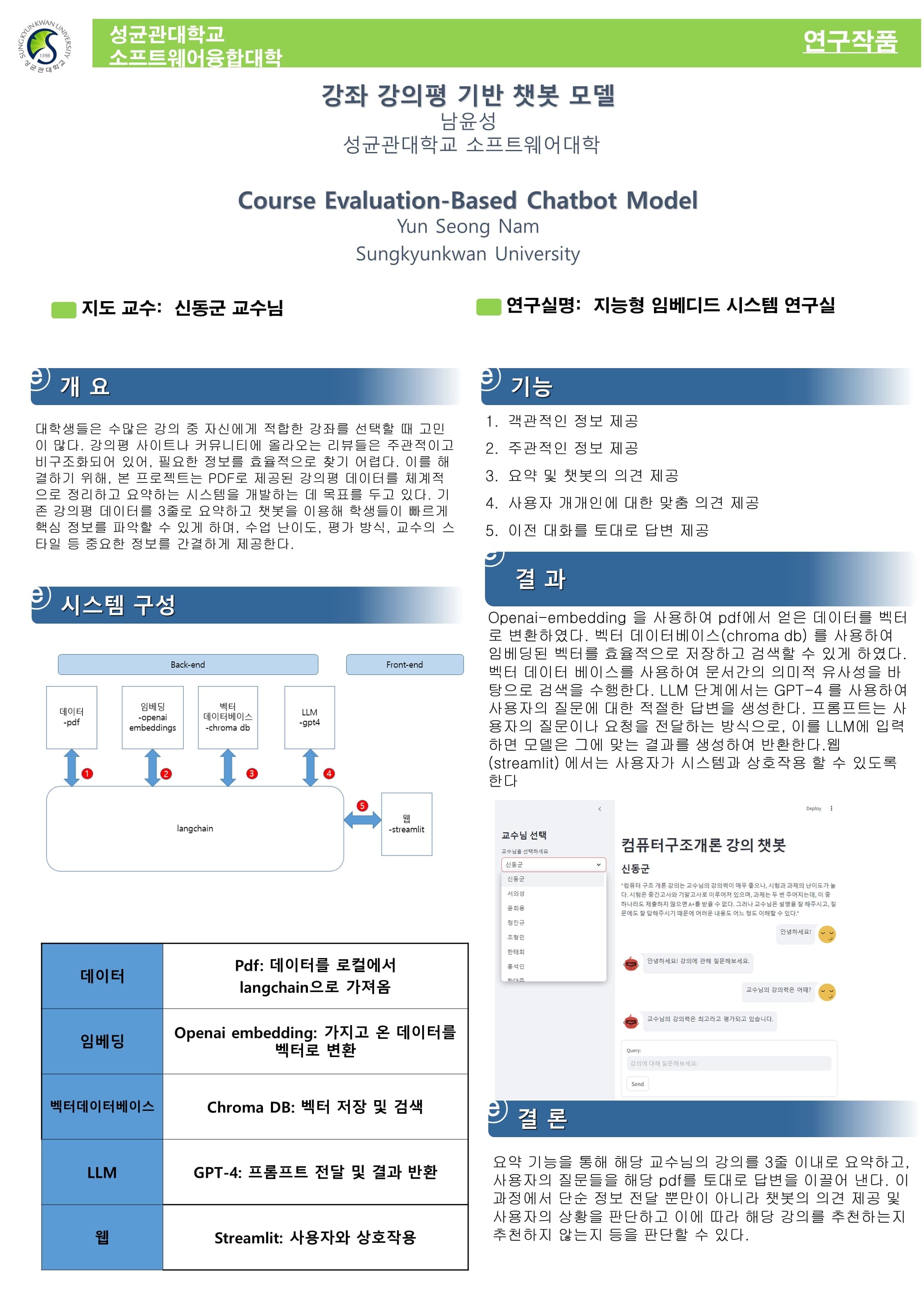 강좌 강의평 기반 챗봇 모델