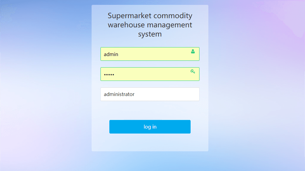 Supermarket commodity warehouse management system